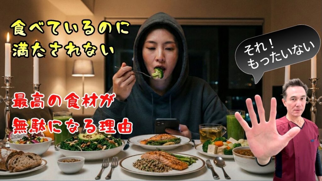 その健康志向が不調の原因？栄養より先に整えるべき【食事の本質】